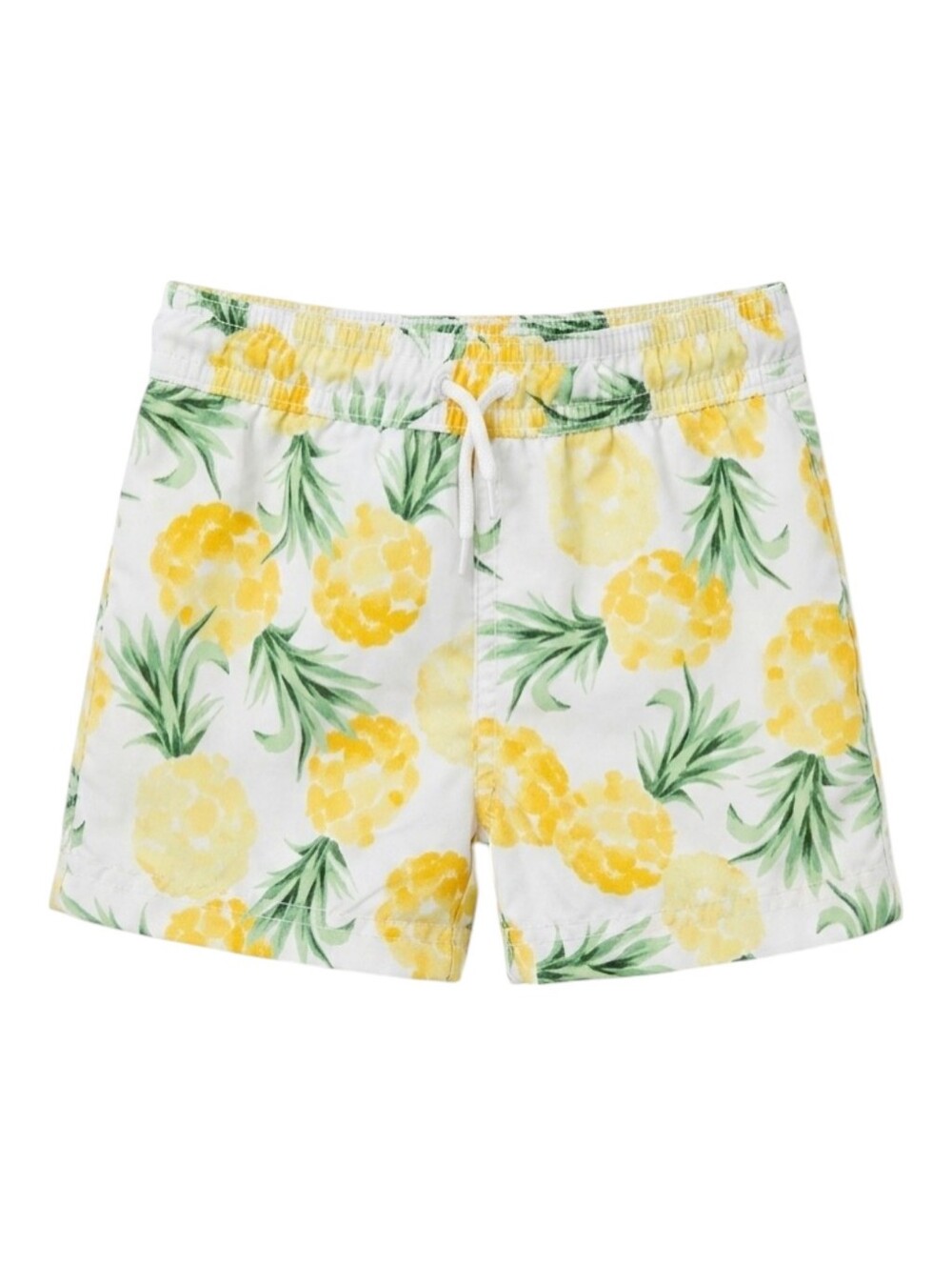 Janie And Jack Kids Swimsuit Swim Trunks Yellow Pineapple Swimming Boys Size 2T
